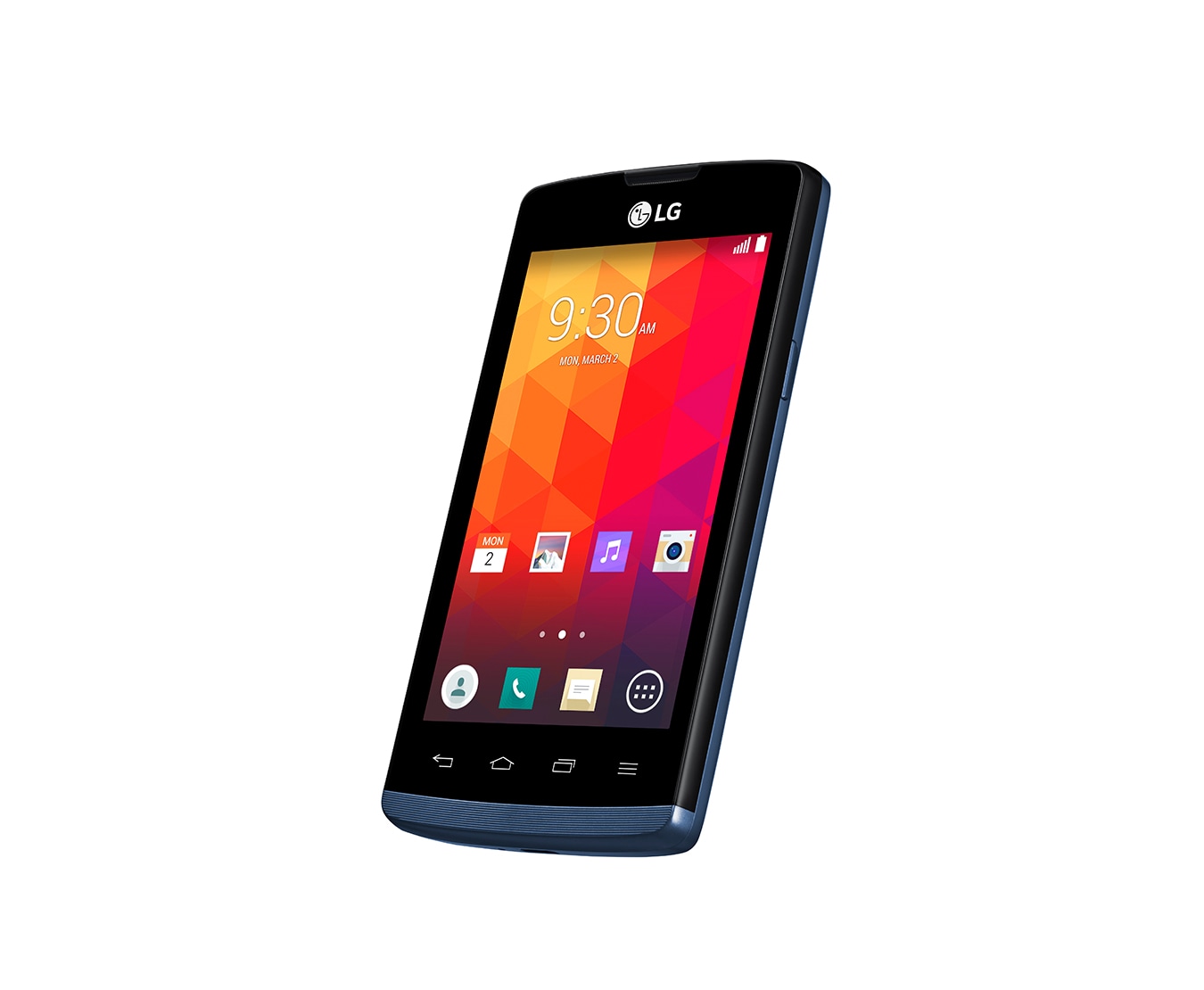 LG Smartphone mit 10,2 cm (4 Zoll) IPS Display, 1,2-GHz-Dual-Core-Prozessor und 5 MP-Kamera, Joy