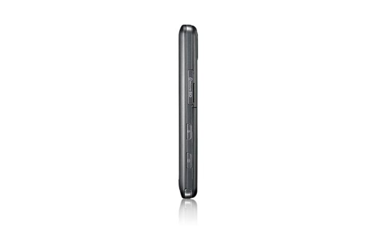 LG Full-Touchscreen Handy mit 7.62 cm (3,0") TFT-Touchscreen, 3,0 MP Kamera, MP3- und Videoplayer und virtueller QWERTZ-Tastatur, KP500