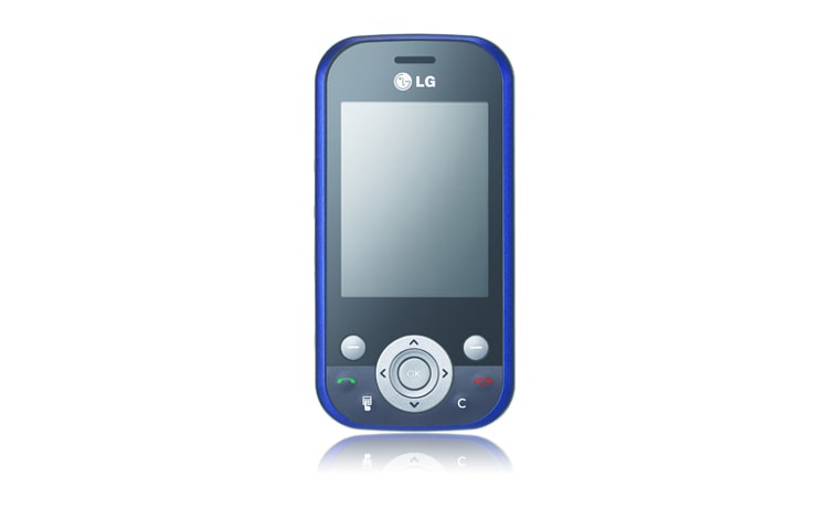 Vorderseite von Top Messaging Slider Handy mit 2,0 MP Autofokus Kamera, QWERTZ-Tastatur und TFT-Touchscreen für die Rufnummerwahl KS365