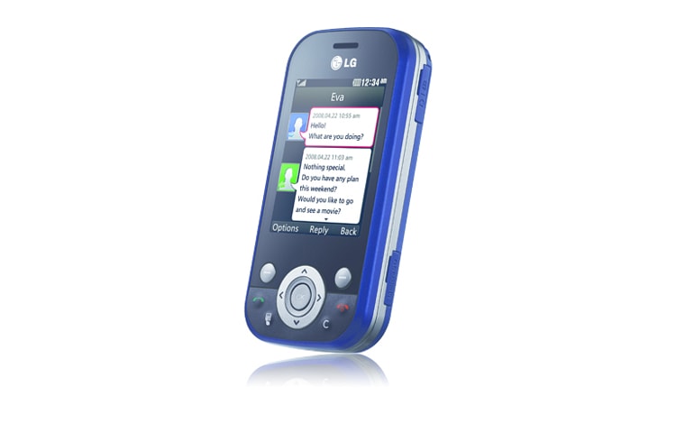 LG Top Messaging Slider Handy mit 2,0 MP Autofokus Kamera, QWERTZ-Tastatur und TFT-Touchscreen für die Rufnummerwahl, KS365