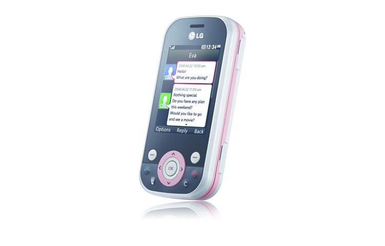 LG Top Messaging Slider Handy mit 2,0 MP Autofokus Kamera, QWERTZ-Tastatur und TFT-Touchscreen für die Rufnummerwahl, KS365
