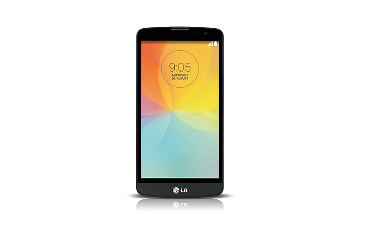 Vorderseite von Design-Smartphone mit 1,3 GHz Quad-Core-Prozessor, 12,7 cm großem IPS-Display und Gesture Shot L Bello