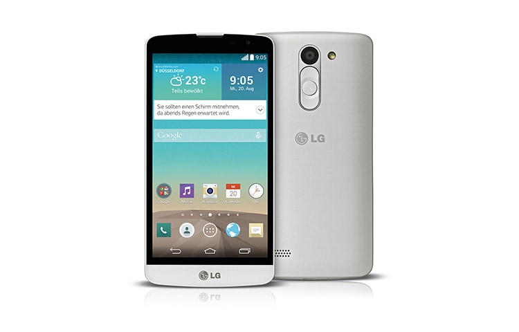 LG Design-Smartphone mit 1,3 GHz Quad-Core-Prozessor, 12,7 cm großem IPS-Display und Gesture Shot, L Bello