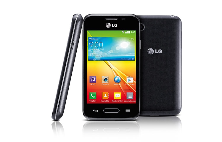 LG Design-Smartphone mit 1,2 GHz Dual-Core-Prozessor, IPS-Display und Knock Code™, L40