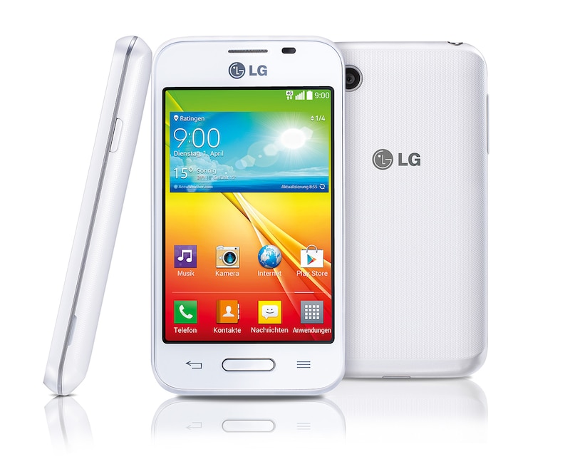 LG Design-Smartphone mit 1,2 GHz Dual-Core-Prozessor, IPS-Display und Knock Code™, L40