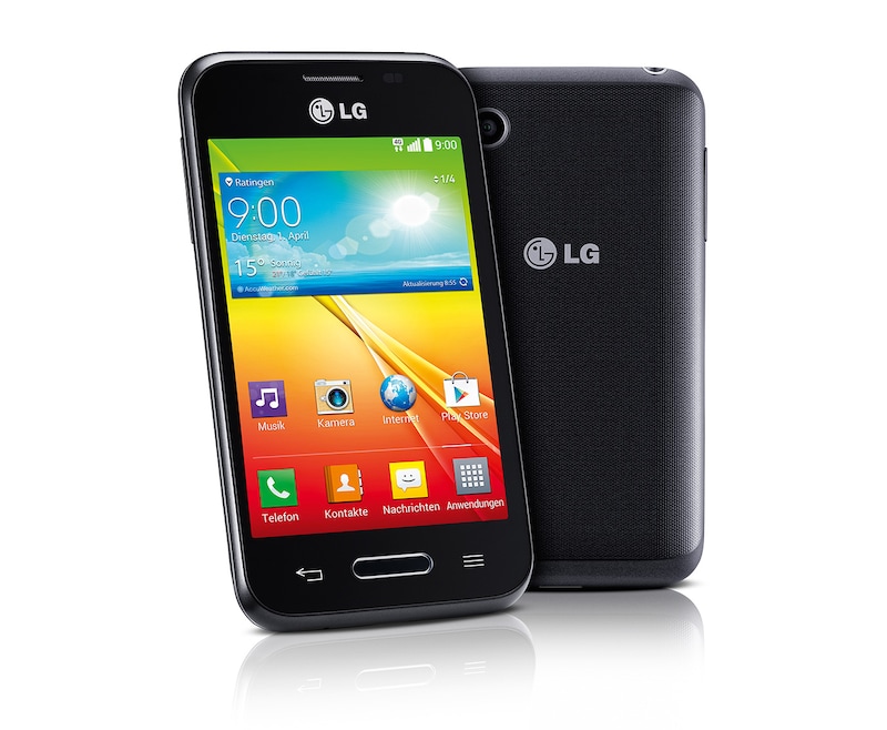 LG Design-Smartphone mit 1,2 GHz Dual-Core-Prozessor, IPS-Display und Knock Code™, L40