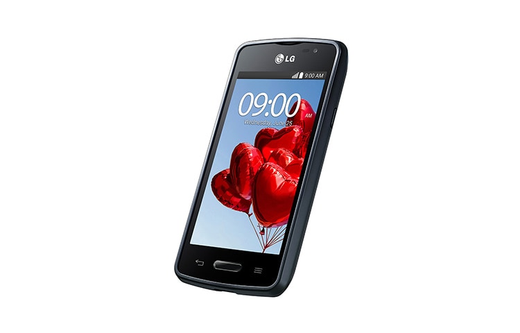 LG Schlankes Smartphone mit 1,3-GHz-Dual-Core-Prozessor, 10,16 cm großem IPS-Display und Knock Code™, L50 Sporty
