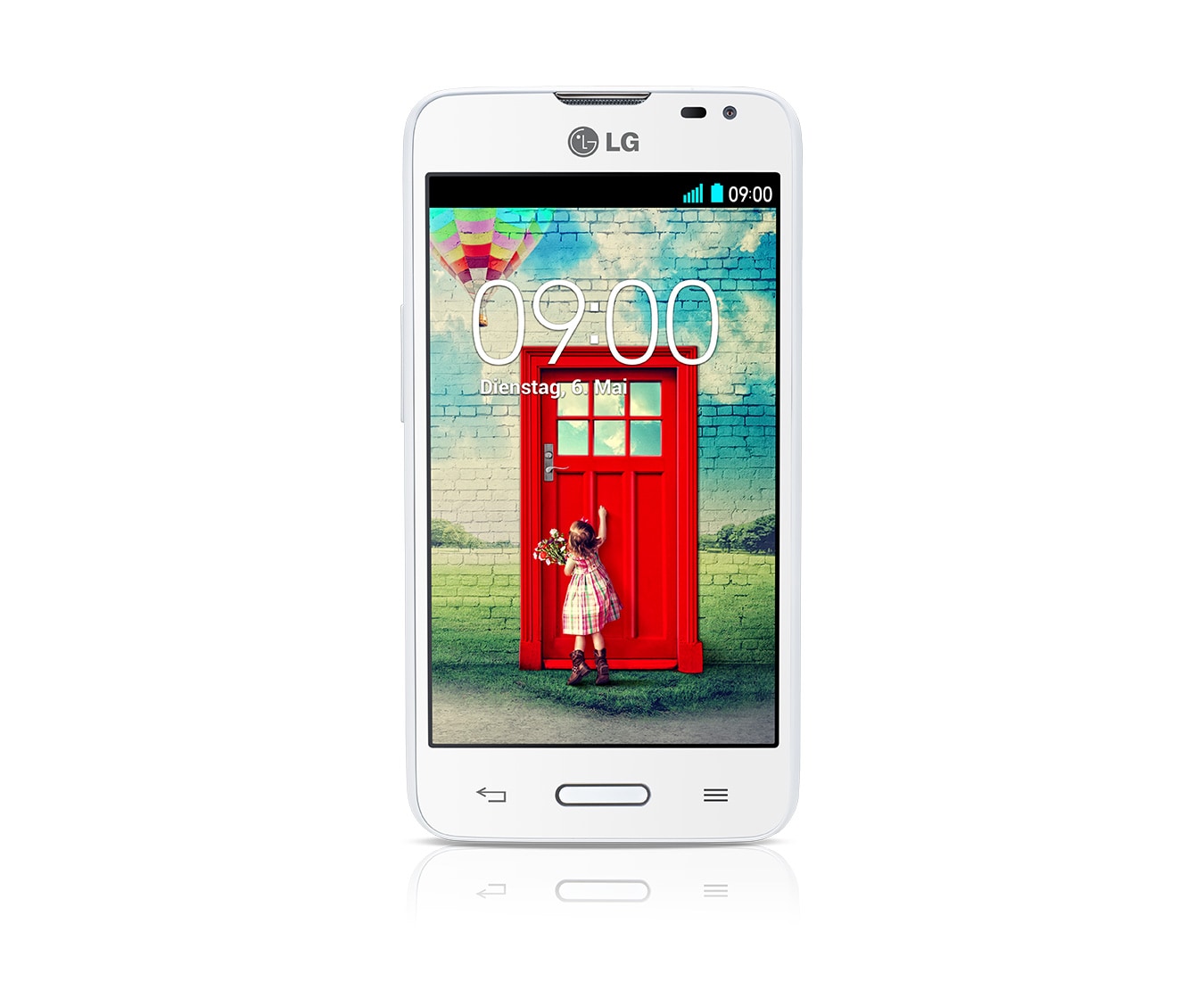 LG Design-Smartphone mit 1,2 GHz Dual-Core-Prozessor, True IPS-Display und Knock Code™, L65