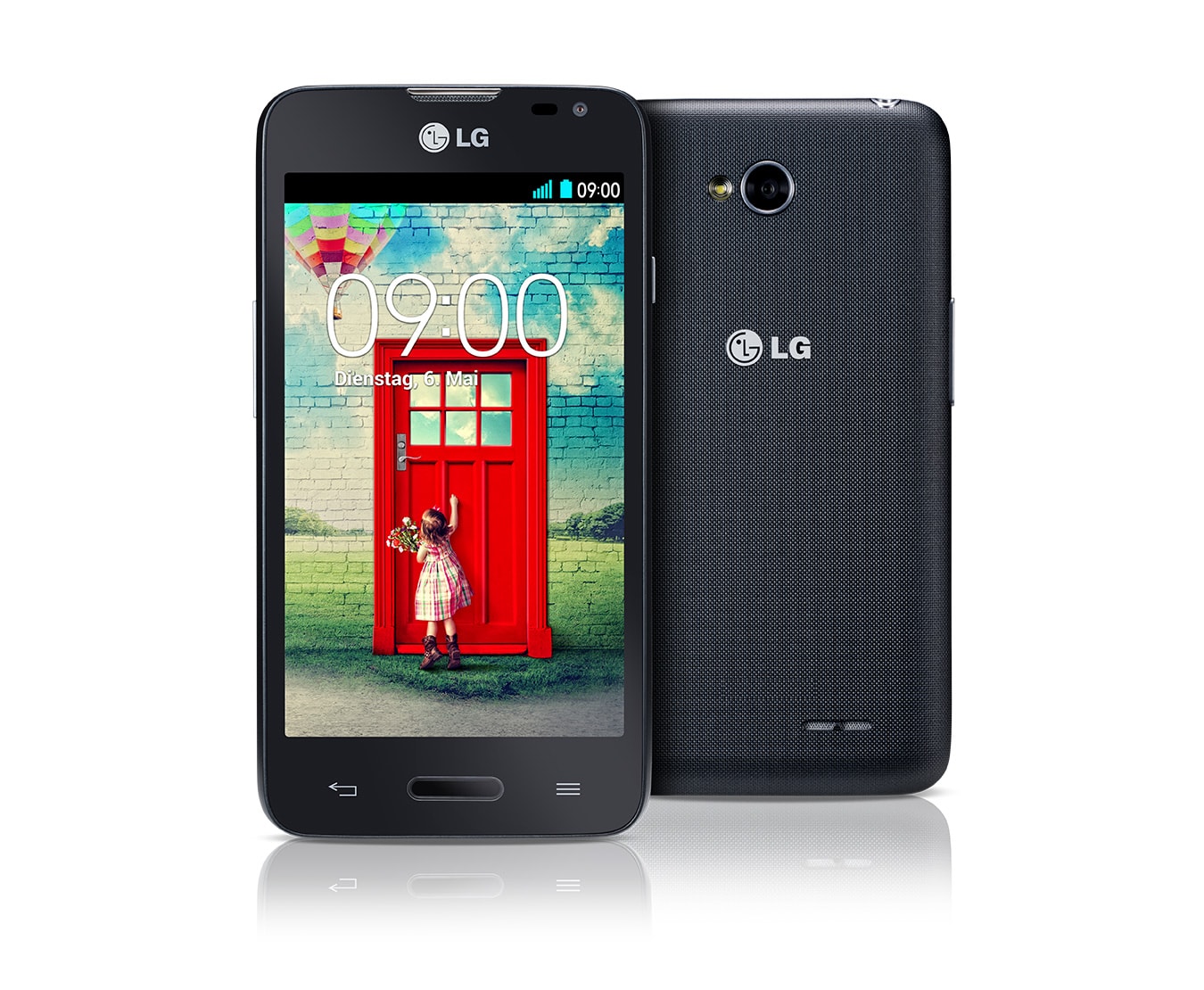 LG Design-Smartphone mit 1,2 GHz Dual-Core-Prozessor, True IPS-Display und Knock Code™, L65