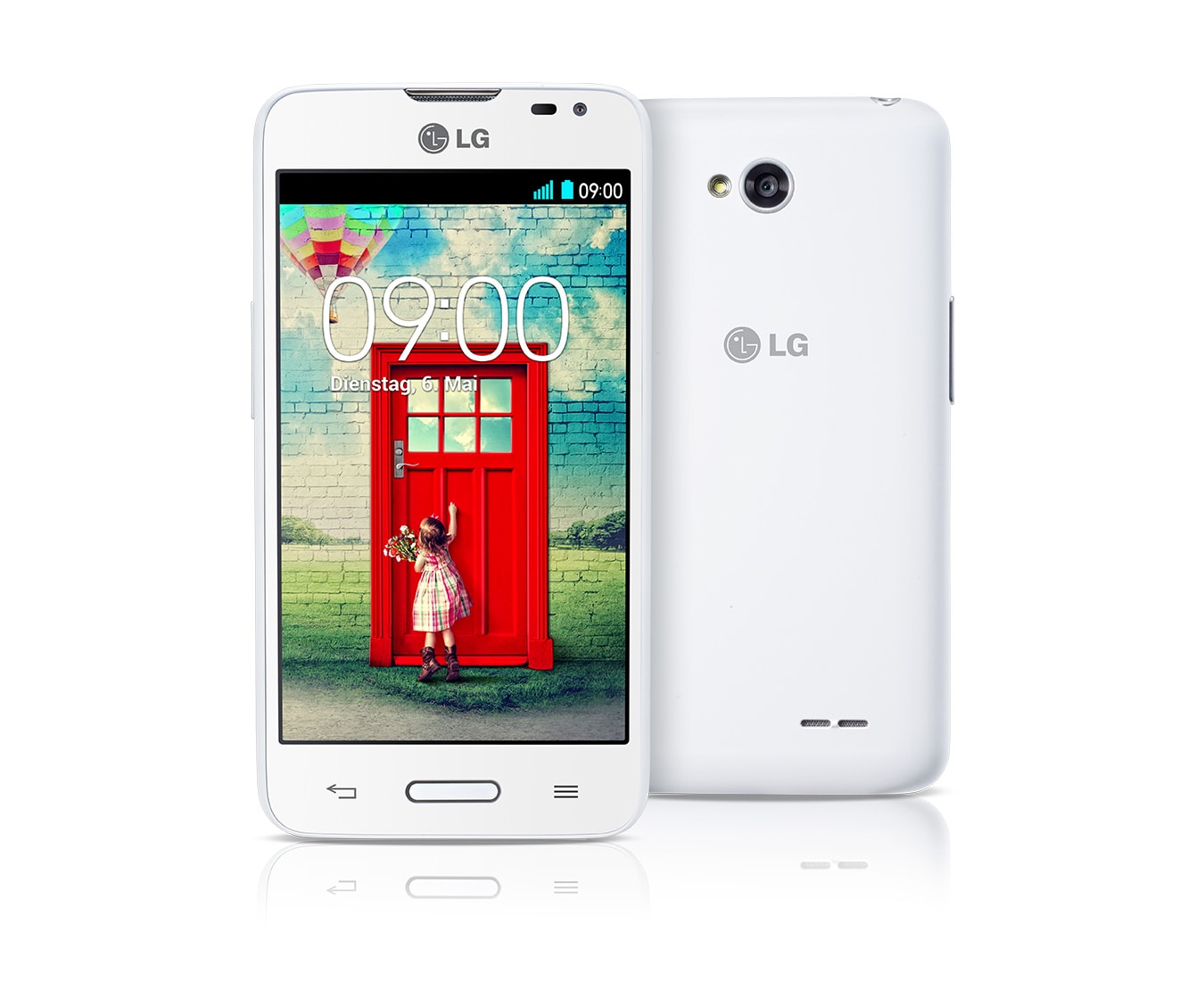 LG Design-Smartphone mit 1,2 GHz Dual-Core-Prozessor, True IPS-Display und Knock Code™, L65