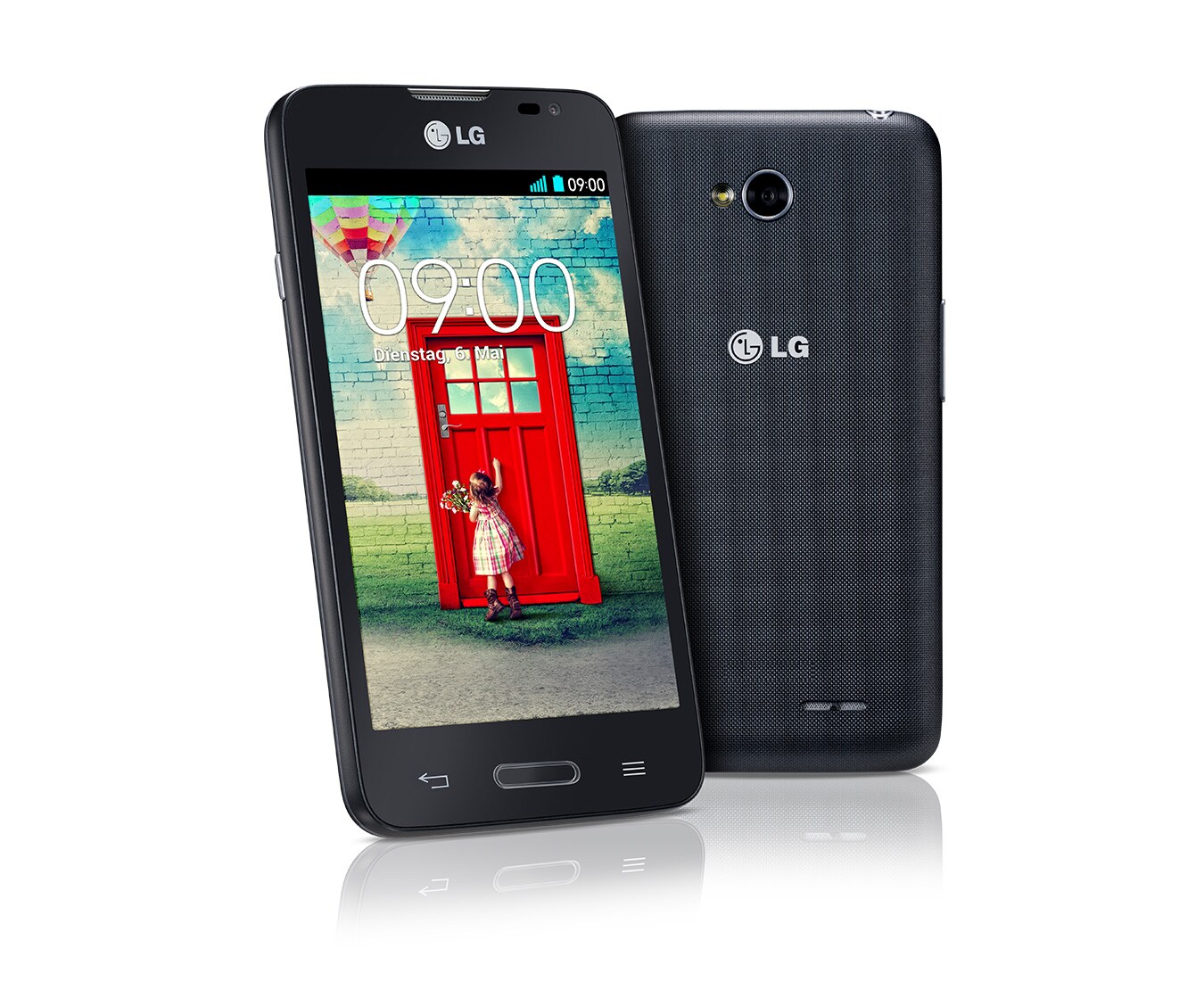 LG Design-Smartphone mit 1,2 GHz Dual-Core-Prozessor, True IPS-Display und Knock Code™, L65
