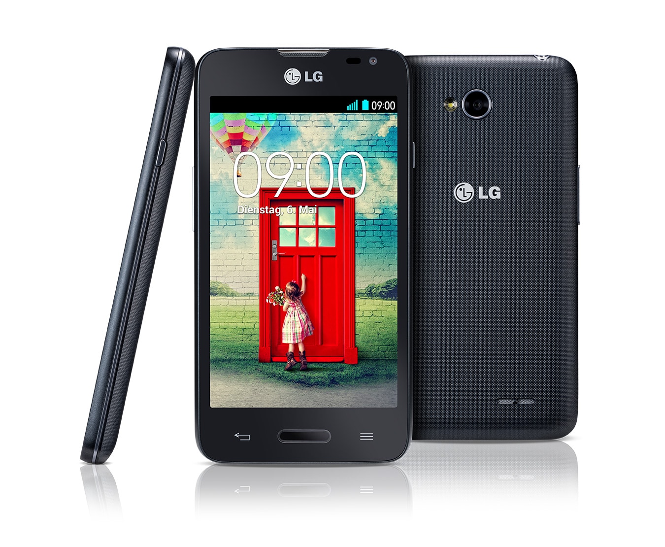 LG Design-Smartphone mit 1,2 GHz Dual-Core-Prozessor, True IPS-Display und Knock Code™, L65