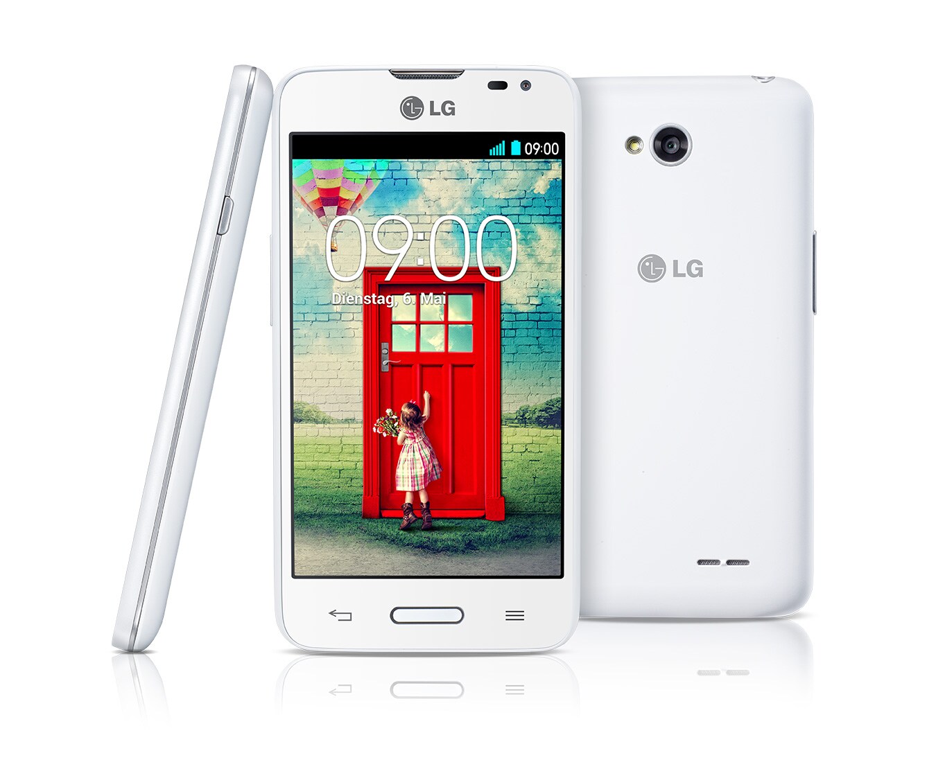 LG Design-Smartphone mit 1,2 GHz Dual-Core-Prozessor, True IPS-Display und Knock Code™, L65