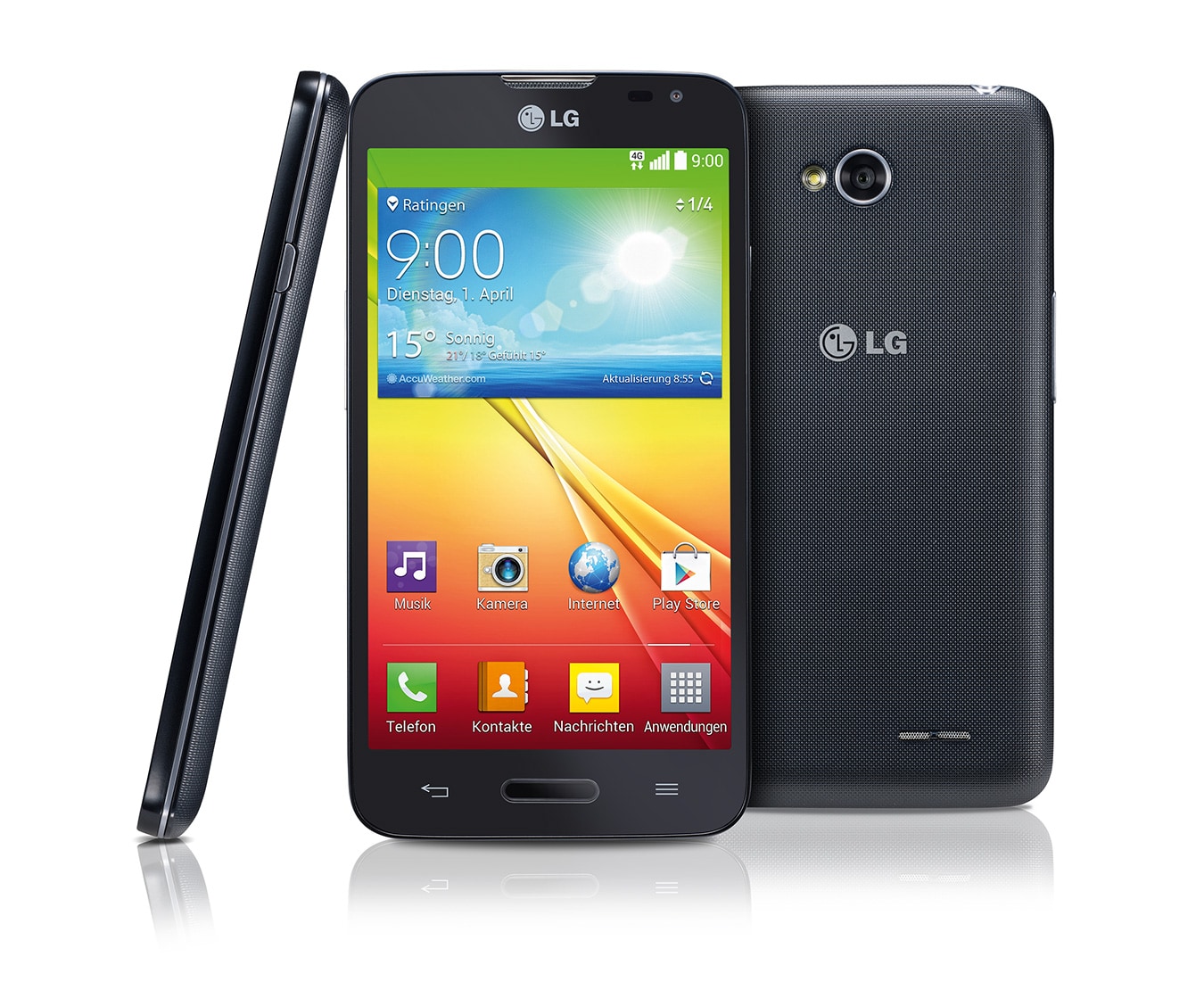 LG Design-Smartphone mit 1,2 GHz Dual-Core-Prozessor, IPS-Display und Knock Code™, L70