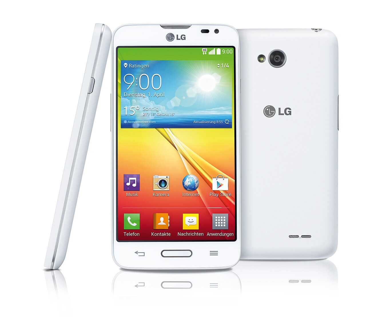 LG Design-Smartphone mit 1,2 GHz Dual-Core-Prozessor, IPS-Display und Knock Code™, L70