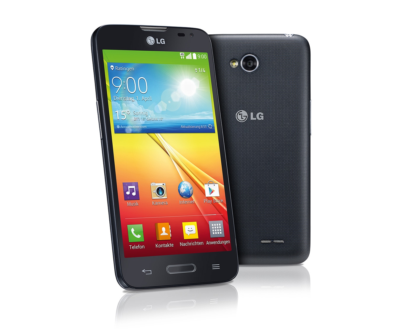 LG Design-Smartphone mit 1,2 GHz Dual-Core-Prozessor, IPS-Display und Knock Code™, L70