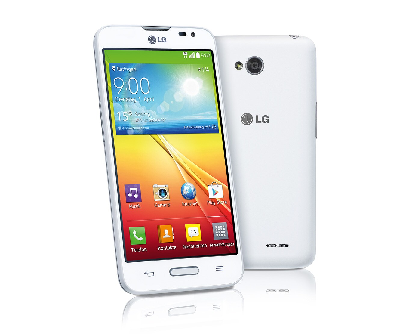 LG Design-Smartphone mit 1,2 GHz Dual-Core-Prozessor, IPS-Display und Knock Code™, L70