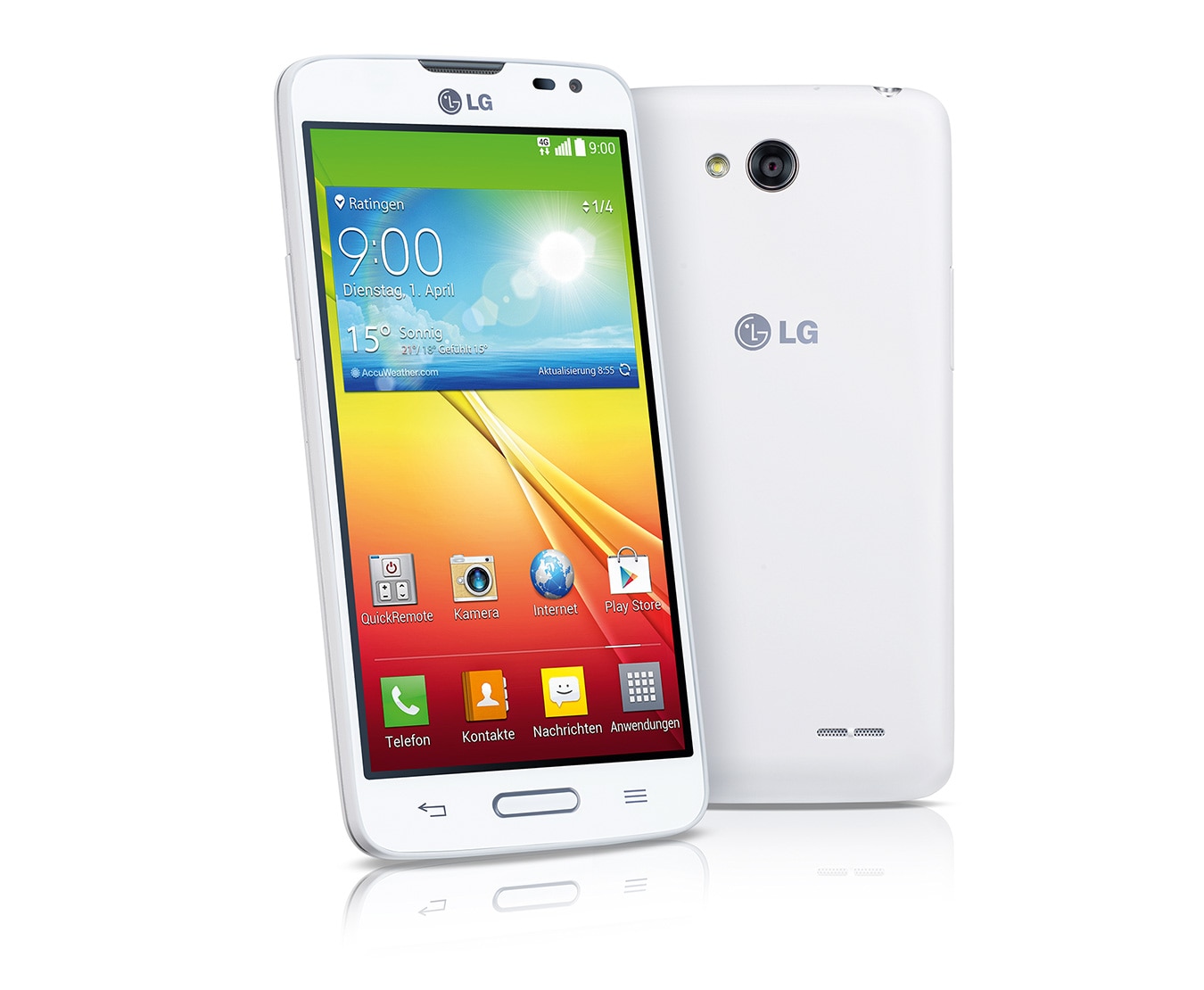 LG Design-Smartphone mit 1,2 GHz Quad-Core-Prozessor, IPS-Display und Knock Code™, L90