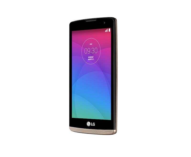 LG Design-Smartphone mit 11,4 cm (4,5 Zoll) Display, 1,2-GHz-Quad-Core-Prozessor, LTE und 5-MP-Kamera mit Selfie Cam-Funktion , Leon LTE