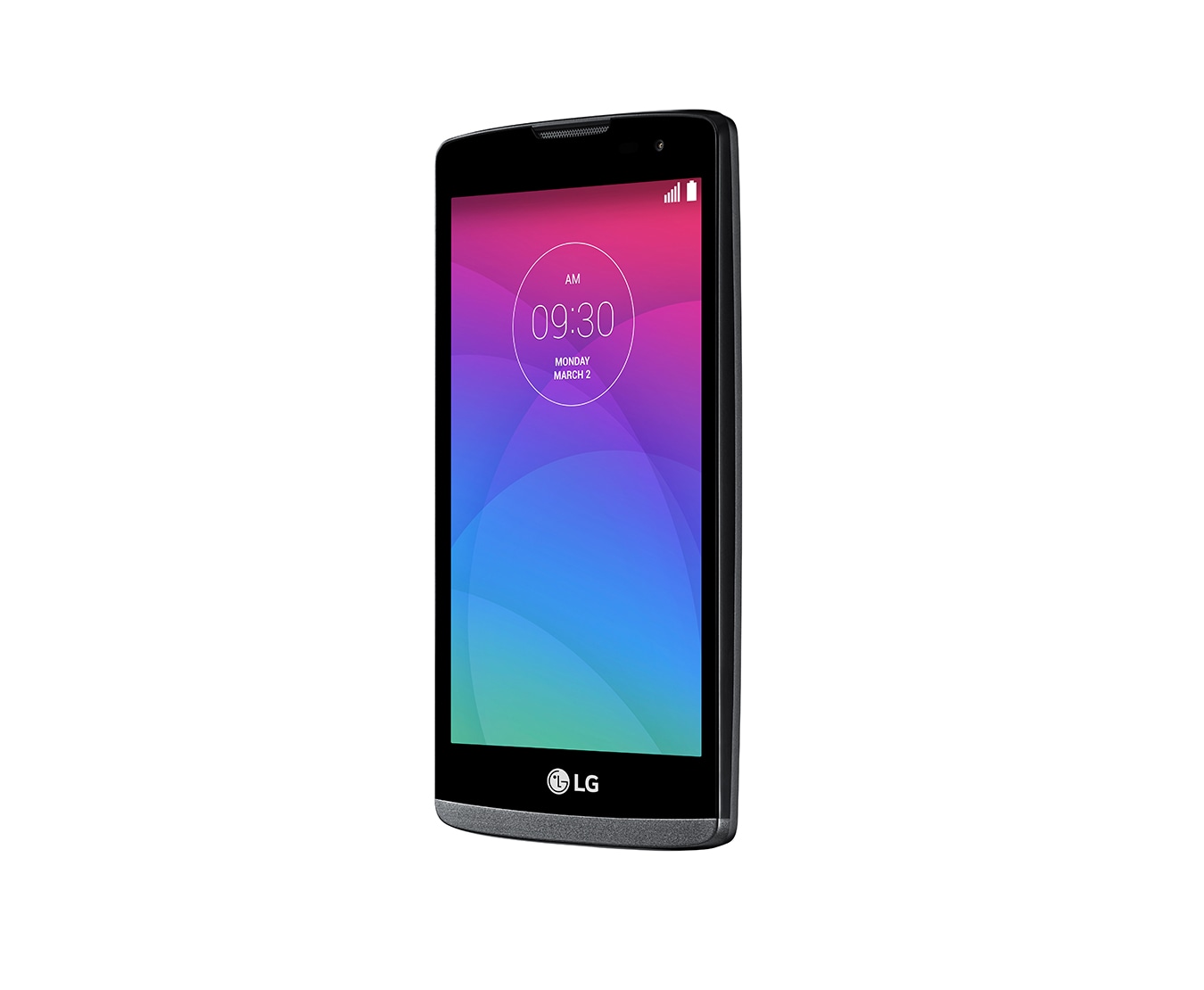 LG Design-Smartphone mit 11,4 cm (4,5 Zoll) Display, 1,3-GHz-Quad-Core-Prozessor und 5-MP-Kamera mit Selfie Cam-Funktion, Leon
