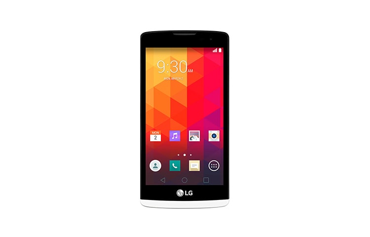 LG Design-Smartphone mit 11,4 cm (4,5 Zoll) Display, 1,3-GHz-Quad-Core-Prozessor und 5-MP-Kamera mit Selfie Cam-Funktion, Leon