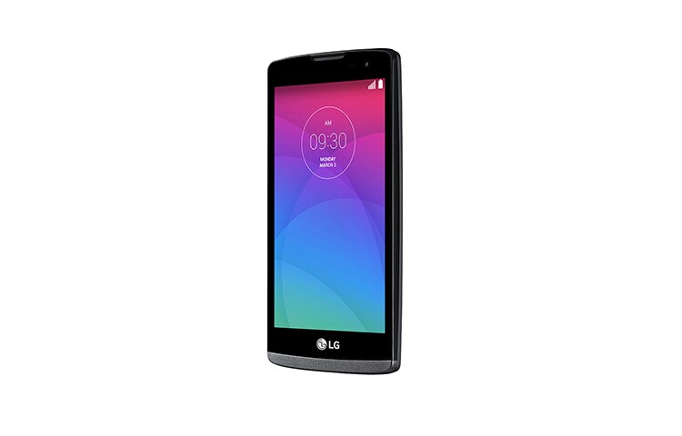 LG Design-Smartphone mit 11,4 cm (4,5 Zoll) Display, 1,3-GHz-Quad-Core-Prozessor und 5-MP-Kamera mit Selfie Cam-Funktion, Leon