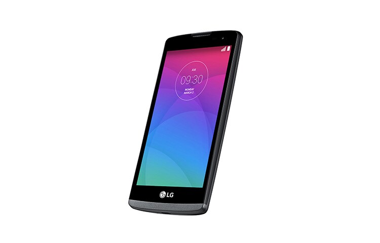 LG Design-Smartphone mit 11,4 cm (4,5 Zoll) Display, 1,3-GHz-Quad-Core-Prozessor und 5-MP-Kamera mit Selfie Cam-Funktion, Leon
