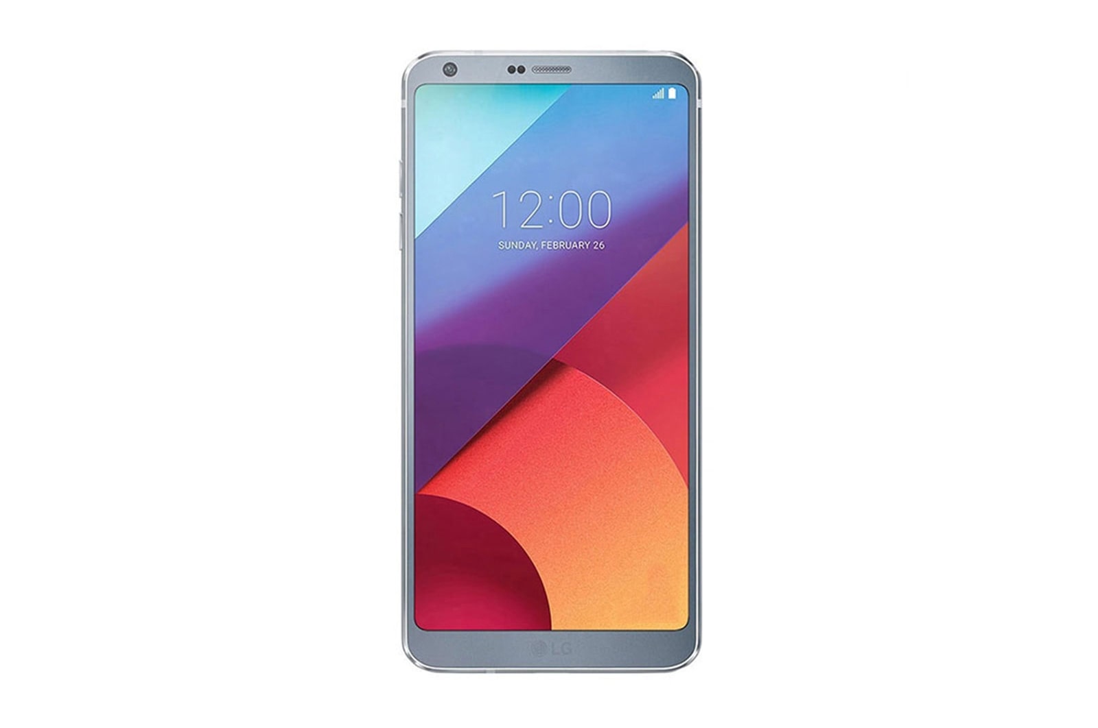 Vorderseite von LG G6 Smartphone - Platinum  LG G6
