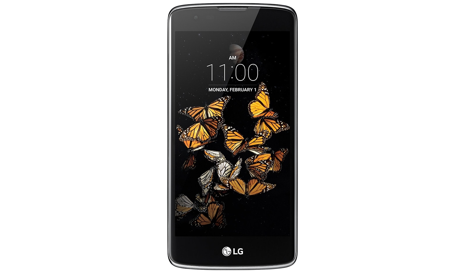 Vorderseite von LG K8 LTE - Einsteiger-Smartphone mit 12,7 cm (5,0 Zoll) HD IPS-Display, 8 MP Kamera, 5 MP Frontkamera K8