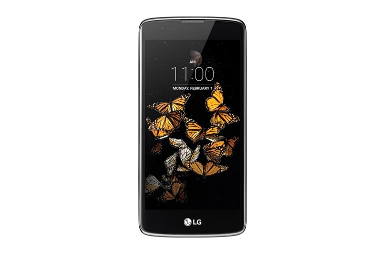 Vorderseite von LG K8 LTE - Einsteiger-Smartphone mit 12,7 cm (5,0 Zoll) HD IPS-Display, 8 MP Kamera, 5 MP Frontkamera K8