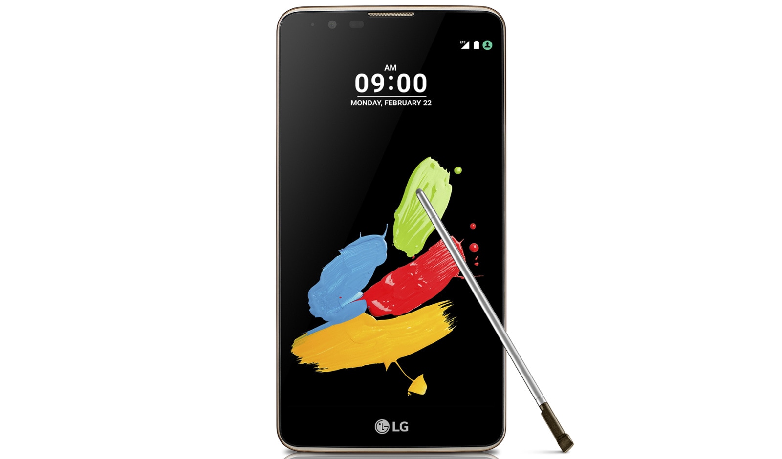 Vorderseite von LG Stylus 2 - Weltweit erstes Smartphone mit DAB&#43; Radio LG Stylus2