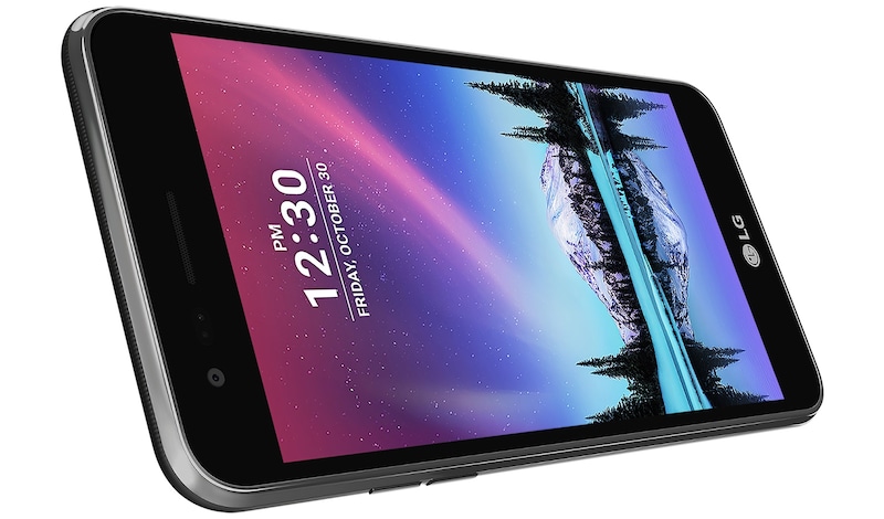 LG Einsteiger-Smartphone mit starkem 2500mAh Akku und 5 Megapixel Selfie-Kamera mit Auto Shot, LG K4 (2017)