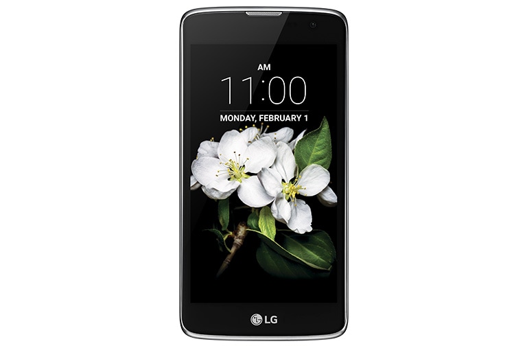 Vorderseite von Einsteiger Smartphone mit 12,7 cm (5,0 Zoll) IPS-Display mit In-Cell Touch Technologie K7