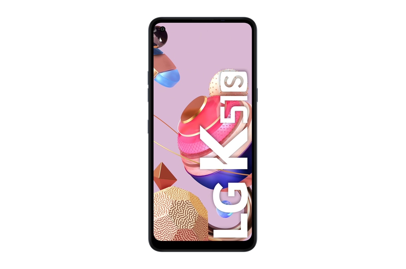 Vorderseite von LG K51S Smartphone K51S Titan