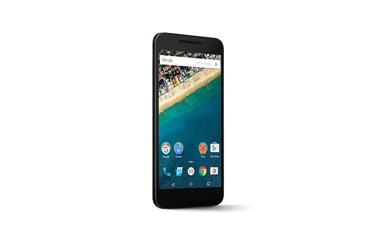LG Google Smartphone mit Android 6.0 Marshmallow, 1,8-GHz-Hexa-Core-Prozessor, 13,2 cm (5,2 Zoll) Full HD IPS-Display und 12,3-Megapixel-Kamera mit HDR+, Nexus 5X