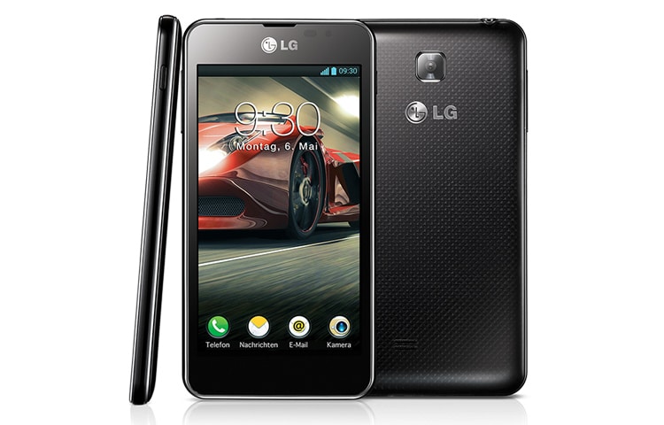 LG Android-Smartphone mit 10,9 cm (4,3 Zoll) IPS-Display, 1,2-GHz-Dual-Core-Prozessor, 2.150 mAh SiO+ Akku und LTE mit bis zu 100 Mbit/s, P875 Optimus F5
