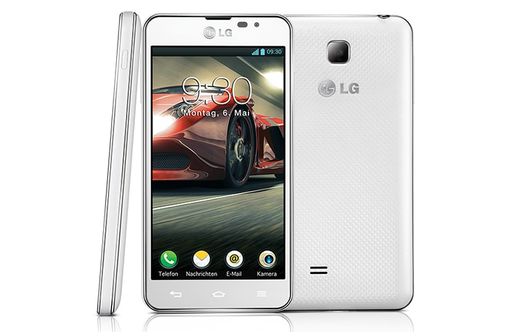 LG Android-Smartphone mit 10,9 cm (4,3 Zoll) IPS-Display, 1,2-GHz-Dual-Core-Prozessor, 2.150 mAh SiO+ Akku und LTE mit bis zu 100 Mbit/s, P875 Optimus F5