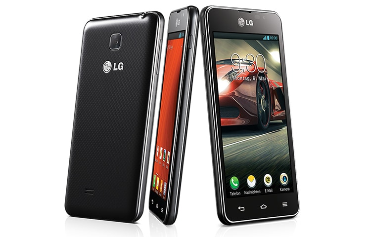 LG Android-Smartphone mit 10,9 cm (4,3 Zoll) IPS-Display, 1,2-GHz-Dual-Core-Prozessor, 2.150 mAh SiO+ Akku und LTE mit bis zu 100 Mbit/s, P875 Optimus F5