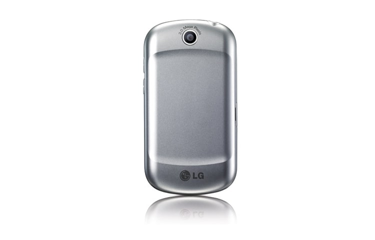 LG Smartphone mit 7,11 cm (2.8“) kapazitivem Touchscreen, MP3 Player, 3,5mm Klinkenanschluss und Micro-SD Speicherslot für bis zu 32GB Speicher, P350 OPTIMUS ME