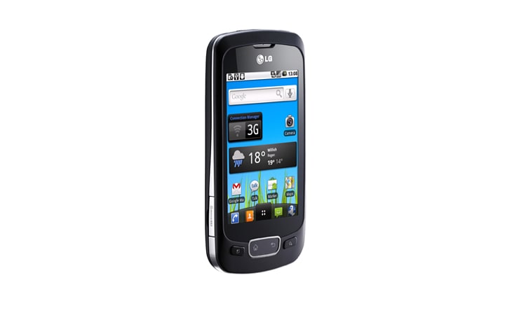 LG Android Smartphone mit 8,1 cm Touchscreen und Google Unterstützung, P500 OPTIMUS ONE