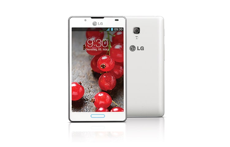 LG Android-Smartphone mit 10,9 cm (4,3 Zoll) IPS-Display, 1,0-GHz-Dual-Core-Prozessor und starkem 2.460 mAh SiO+ Akku, P710 Optimus L7 II