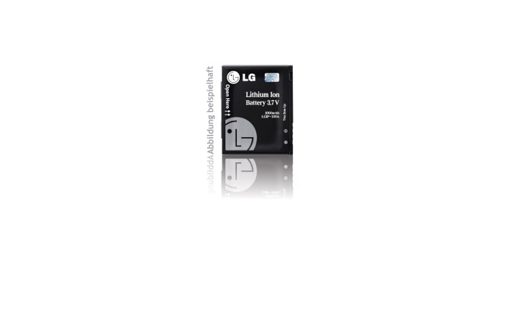 Vorderseite von Ersatz-Akku für LG Handys Für Modell KF510 SBPL0083516