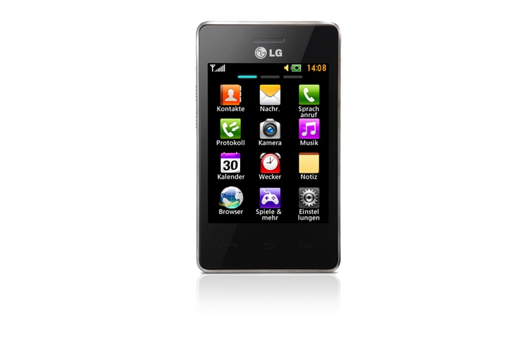 Feature Phone T385 von LG mit Wi-Fi und Liveplace-Funktion