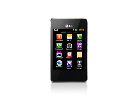 Feature Phone T385 von LG mit Wi-Fi und Liveplace-Funktion