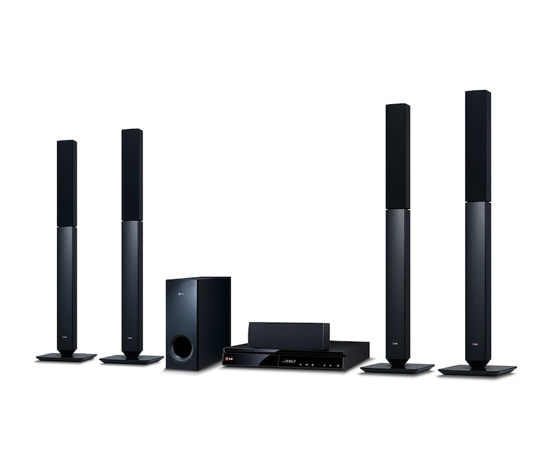 LG 5.1 Heimkinosystem mit 3D-Blu-ray-Player, Smart TV-Funktion, DLNA und Private Sound Mode, BH6540T