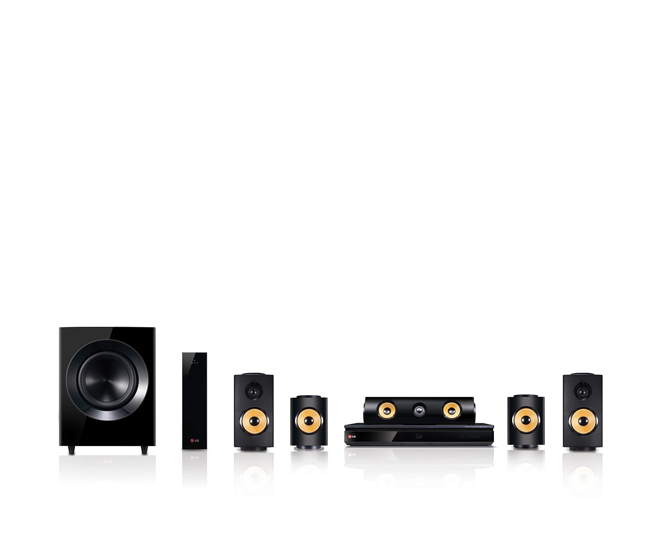 LG BH7240BW 5.1 Heimkinosystem mit 1.200 Watt Leistung