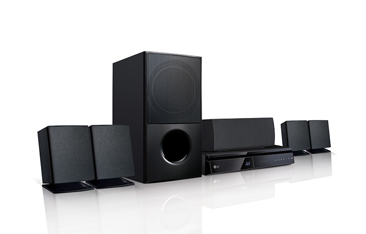 Vorderseite von 5.1 Heimkinosystem mit 3D-Blu-ray-Player, Smart TV-Funktion, DLNA und Bluetooth LHA725