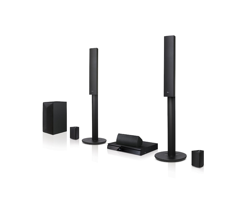 LG 5.1 Heimkinosystem mit 3D-Blu-ray-Player, Smart TV-Funktion, DLNA und Bluetooth BH6240S, LHA745