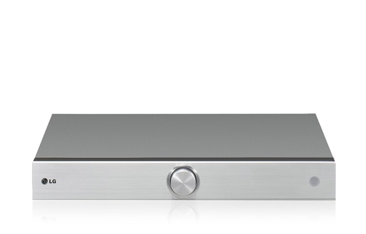 LG 2.1 Heimkinosystem in der Optik gebürsteten Aluminiums mit 3D-Blu-ray-Player, LG Smart TV und integriertem WLAN, BH8120C
