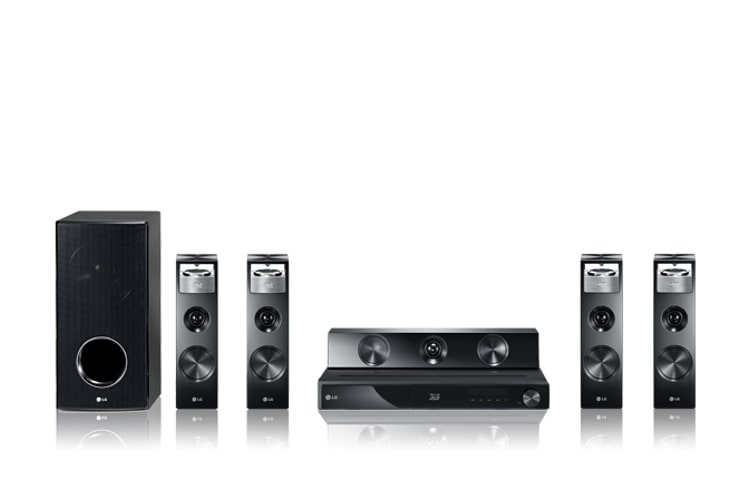 Vorderseite von 3D-Blu-ray 9.1 Heimkinosystem mit Smart TV, DLNA Zertifizierung und iPod® Dock HX906SX